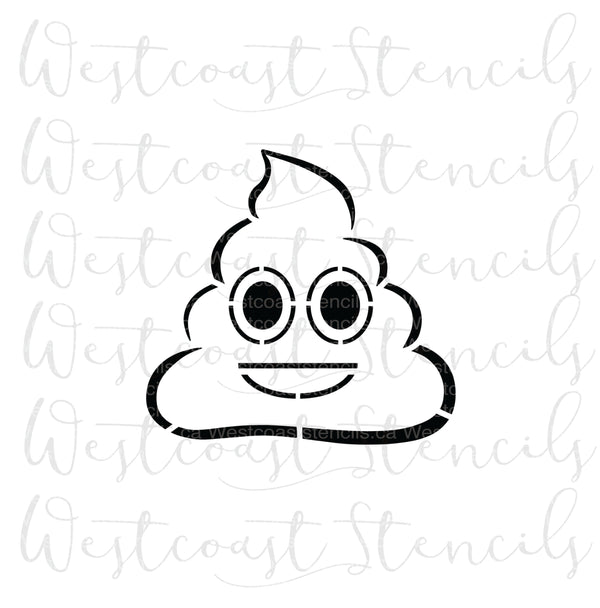 PYO Poop Emoji - Westcoast Stencils
