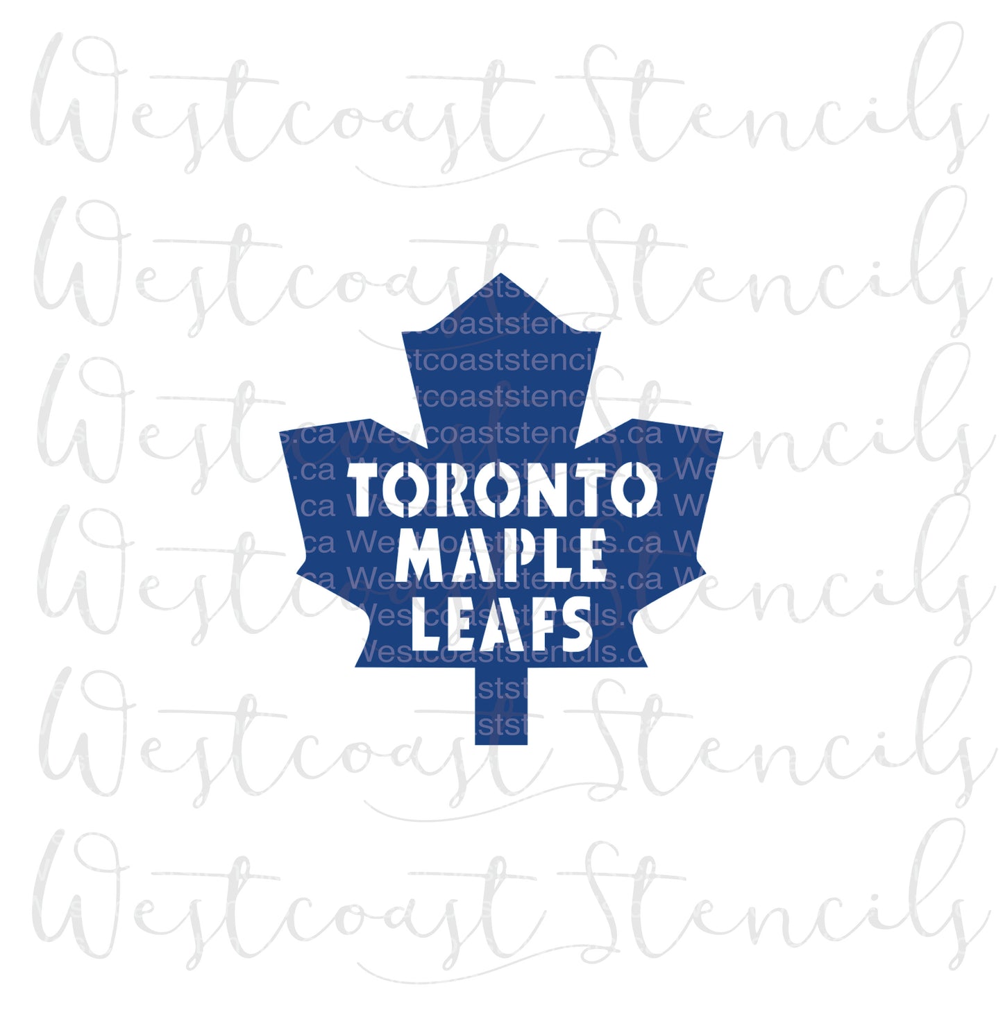 Toronto Maple Leafs Stencil, Vintage