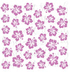 Hibiscus Flowers Stencil, Large