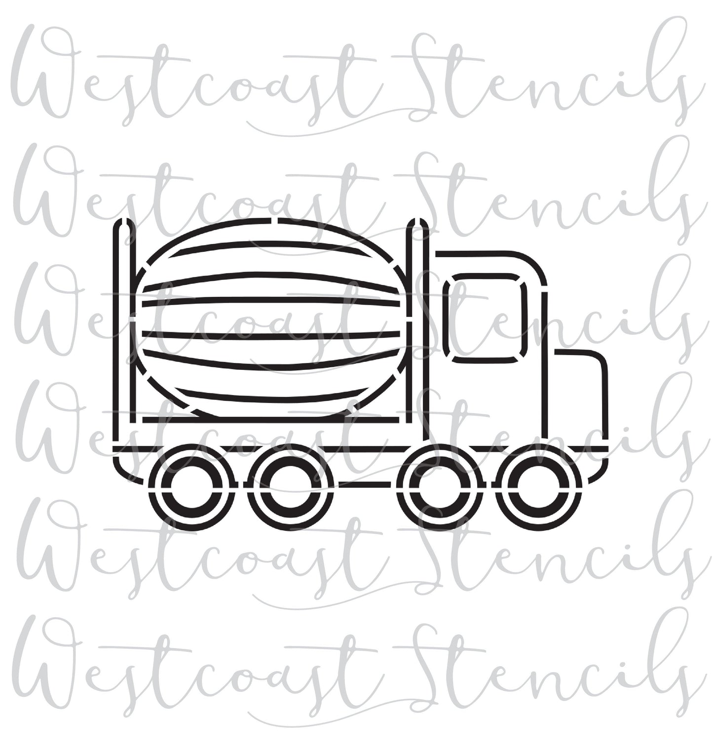 PYO Cement Truck Stencil