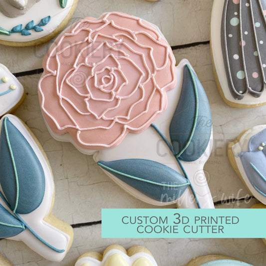 FLOWER COOKIE CUTTER - SPRING COOKIE CUTTER - 3D PRINTED COOKIE CUTTER - TCK88109