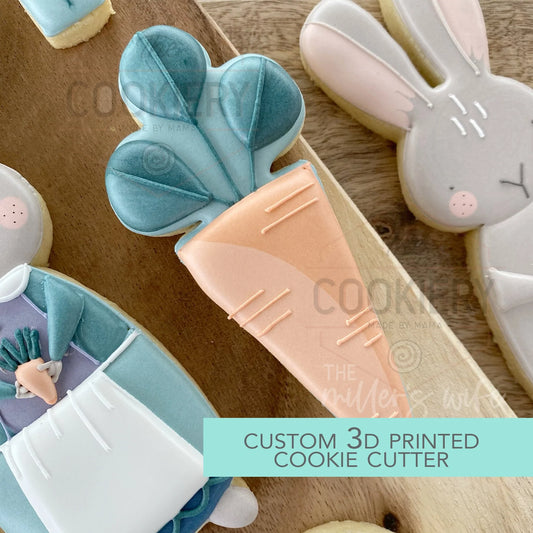 CARROT COOKIE CUTTER - EASTER COOKIE CUTTER - 3D PRINTED COOKIE CUTTER - TCK13155